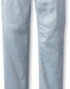 Pinc Premium Girls 7-16 Metallic Skinny Jean, Sky Blue, 7