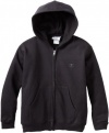 Champion Boys 8-20 Full Zip Hoodie, New Black, 18-20