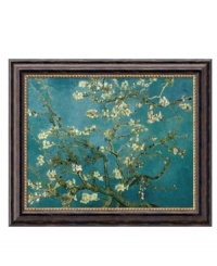 Painted in celebration of his nephew's birth, Van Gogh exuberantly captured flowering almond branches set against the brilliant blue sky of south of France. And the canvas transfer by Amanti faithfully renders the original colors as the artist intended. Painted in celebration of his nephew's birth, Van Gogh exuberantly captured flowering almond branches set against the brilliant blue sky of south of France. And the canvas transfer by Amanti faithfully renders the original colors as the artist intended.