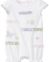 Kids Headquarters Baby-girls Newborn Take Me Home Romper, White, 3-6 Months