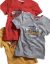 GUESS Kids Boys Little Boy Authentic Denim Co. Tee, YELLOW (3T)