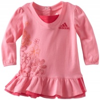 adidas Baby-Girls Infant Dance Tunic Top, Pink, 18 Months adidas Baby-Girls Infant Dance Tunic Top, Pink, 18 Months