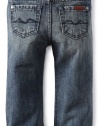 7 For All Mankind Baby-Boys Infant Bootcut Jean, Medium New York, 24 Months