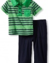 Splendid Littles Baby-Boys Newborn Capri Polo Set, Lawn, 18-24 Months