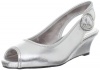 Jessica Simpson Penn Sandal (Little Kid/Big Kid),Silver,3.5 M US Big Kid