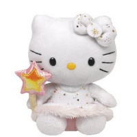 Ty Beanie Baby Hello Kitty Plush - Gold Angel Ty Beanie Baby Hello Kitty Plush - Gold Angel