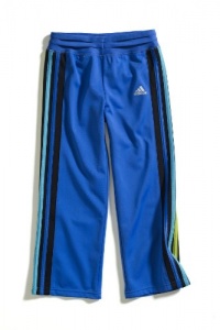 adidas Girls 2-6X Tricot Pant, Dazzling Blue, 5 adidas Girls 2-6X Tricot Pant, Dazzling Blue, 5