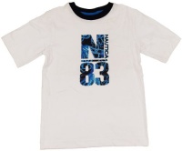 Nautica - Toddler Boys Short Sleeve White Summer Fun Graphic Tee/T-Shirt L7 Nautica - Toddler Boys Short Sleeve White Summer Fun Graphic Tee/T-Shirt L7