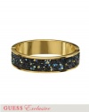 GUESS Gold-Tone Crystal Bangle, GOLD