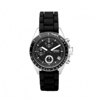 Fossil Men's CH2644 Black Silicone Strap Black Analog Dial Chronograph Watch Fossil Men's CH2644 Black Silicone Strap Black Analog Dial Chronograph Watch