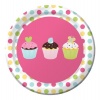 Creative Converting Sweet Treats Round Dessert Plates, 8 Count