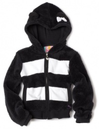 Roxy Kids Girls 2-6x Teenie Wahine Party Animal Hooded Jacket, Black/White Stripe, 3T Roxy Kids Girls 2-6x Teenie Wahine Party Animal Hooded Jacket, Black/White Stripe, 3T