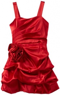 Ruby Rox Kids Girls 7-16 Pick-Up Dress, Red, 12 Ruby Rox Kids Girls 7-16 Pick-Up Dress, Red, 12