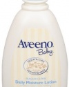 Aveeno Baby Daily Moisture Lotion, Fragrance Free, 12 Ounce (Pack of 2)