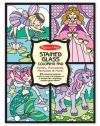 Melissa & Doug Stained Glass Coloring Pad-Fairies