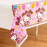 Amscan Hello Kitty Balloon Dreams 54 x 96 Plastic Table Cover Amscan Hello Kitty Balloon Dreams 54 x 96 Plastic Table Cover