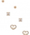 G by GUESS Gold-Tone Stud Earring Set, GOLD