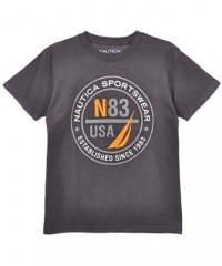 Nautica Sportswear Seal T-Shirt (Sizes 8 - 20) - carbon, 10 - 12 Nautica Sportswear Seal T-Shirt (Sizes 8 - 20) - carbon, 10 - 12