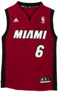 NBA Miami Heat LeBron James Alternate Youth Jersey (Garnet, Medium)