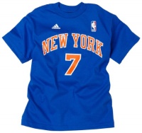 NBA New York Knicks Carmelo Anthony Youth 8-20 Short Sleeve Name & Number T-Shirt, Large, Blue NBA New York Knicks Carmelo Anthony Youth 8-20 Short Sleeve Name & Number T-Shirt, Large, Blue