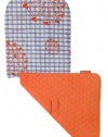 Maclaren Seat Liner, Ferris Wheel Silver/Flame Orange