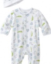 Little Me Baby-Boys Newborn Fun Safari Footie