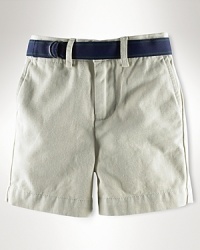 Handsome short in substantial cotton twill. Handsome short in substantial cotton twill.