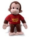 Delight your little one with their favorite curious cartoon character, George! Gund made everybody's favorite little monkey extra soft for your kids to cuddle.