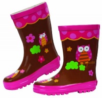 Stephen Joseph Girls 2-6x Girl's Rain Boot, Owl, 8 Stephen Joseph Girls 2-6x Girl's Rain Boot, Owl, 8