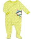 Carter's Infant Footed Fleece Sleeper - Waving Monkey-24 Months