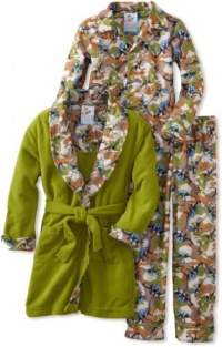 Baby Bunz Boys 2-7 Dino Camo 3 Piece Robe And Pajama Set Baby Bunz Boys 2-7 Dino Camo 3 Piece Robe And Pajama Set
