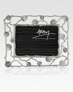 The intricacy of form and nature is captured in this evocative botanical design, hand-cast in nickel-plated metal.From the Botanical Leaf CollectionNickel-plated metalImportedDIMENSION INFORMATION4 X 6 (7 X 9 overall)5 X 7 (8 X 10 overall)