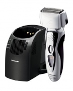 Panasonic ES8109S Men's 3-Blade (Arc 3) Wet/Dry Nanotech Rechargeable Electric Shaver with Vortex Cleaning System, Silver