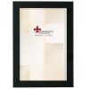 Lawrence Frames Black Wood Picture Frame, Gallery Collection, 4 by 6-Inch