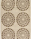 Area Rug 3x5 Rectangle Contemporary Cream-Brown Color - Surya Bombay Rug from RugPal