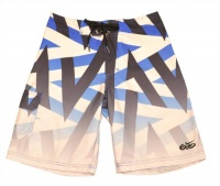 Nike 6.0 Zig Rag Zag Print Boardshort (Big Kids) Reflex Blue Nike 6.0 Zig Rag Zag Print Boardshort (Big Kids) Reflex Blue