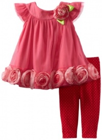 Sweet Heart Rose Baby-girls Infant Mesh Babydoll Legging Set, Pink, 18 Months Sweet Heart Rose Baby-girls Infant Mesh Babydoll Legging Set, Pink, 18 Months