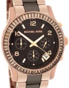 Michael Kors Women's MK5678 Runayaw Brown & Rose Gold Tone Stainless Steel Watch