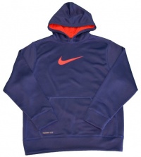 Nike Boys K.O Big Swoosh Hoodie Sweat Shirt Navy-Large Nike Boys K.O Big Swoosh Hoodie Sweat Shirt Navy-Large