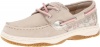 Sperry Top-Sider Bluefish (YG) Boat Shoe (Little Kid/Big Kid),Silver Cloud/Pink Leopard,5 M US Big Kid