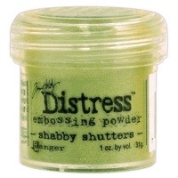 Ranger TIM-22930 Tim Holtz Distress Embossing Powder, Shabby Shutters, 1-Ounce