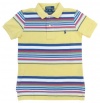 Polo Ralph Lauren Infant Boys Striped Mesh Pony Logo Polo Shirt - 24M