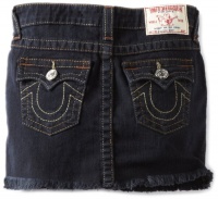 True Religion Girls 2-6X Laylaa Cut-Off Skirt, Penny Royal, 7 True Religion Girls 2-6X Laylaa Cut-Off Skirt, Penny Royal, 7