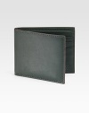 Simple, sophisticated styled with classic features in smooth leather.One billfold compartmentSix card slots3½W x 4HImported