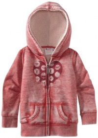 Roxy Kids Girls 2-6X Second Grade Hoodie, Sparrow Red, Medium