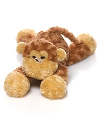 This ultra plush monkey doll is guaranteed to elicit giggles from yours. This ultra plush monkey doll is guaranteed to elicit giggles from yours.