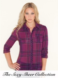 GUESS Ferris Long-Sleeve Plaid Shirt, DAMSON MULTI (MEDIUM) GUESS Ferris Long-Sleeve Plaid Shirt, DAMSON MULTI (MEDIUM)