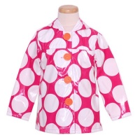 Pink Platinum Little Girls Size 4 Fuchsia Polka Dot Spring Rain Coat Pink Platinum Little Girls Size 4 Fuchsia Polka Dot Spring Rain Coat