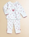 Juicy Couture Infant's Floral Tee and Pant Set - Angel 6/9 Months