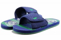 Polo Ralph Lauren Boy's Fashion Sandal Waayler Slide Shoes (2, Navy/Kelley Green) Polo Ralph Lauren Boy's Fashion Sandal Waayler Slide Shoes (2, Navy/Kelley Green)